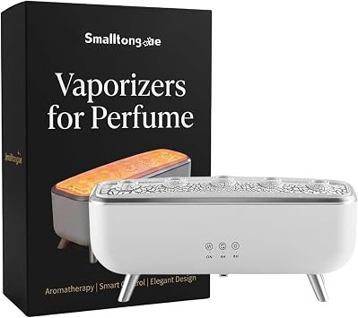 Vaporizers for Perfume High-Output Desktop Diffuser for Home Use | Remote Control & Timer | Ultrasonic Atomization | Fragrance Humidifier | White
