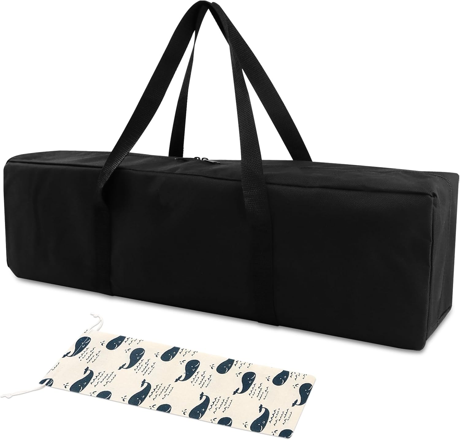 Grill Tool Storage Bag, Oxford Cloth BBQ Tool Storage Bag Foldable Grilling Bag, Waterproof Suitable for Grill Utensil Storag-e for Camping Tailgates and Parties Hiking BBQ