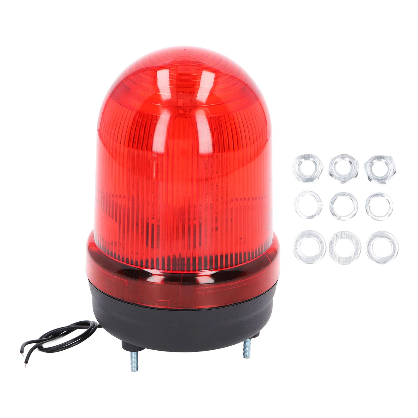 LED Rotating Strobe High Visibility Electric Rotatable LED Strobe 3 Lighting Modes Emergency Light for Garages, Workshops, RVs (12V)