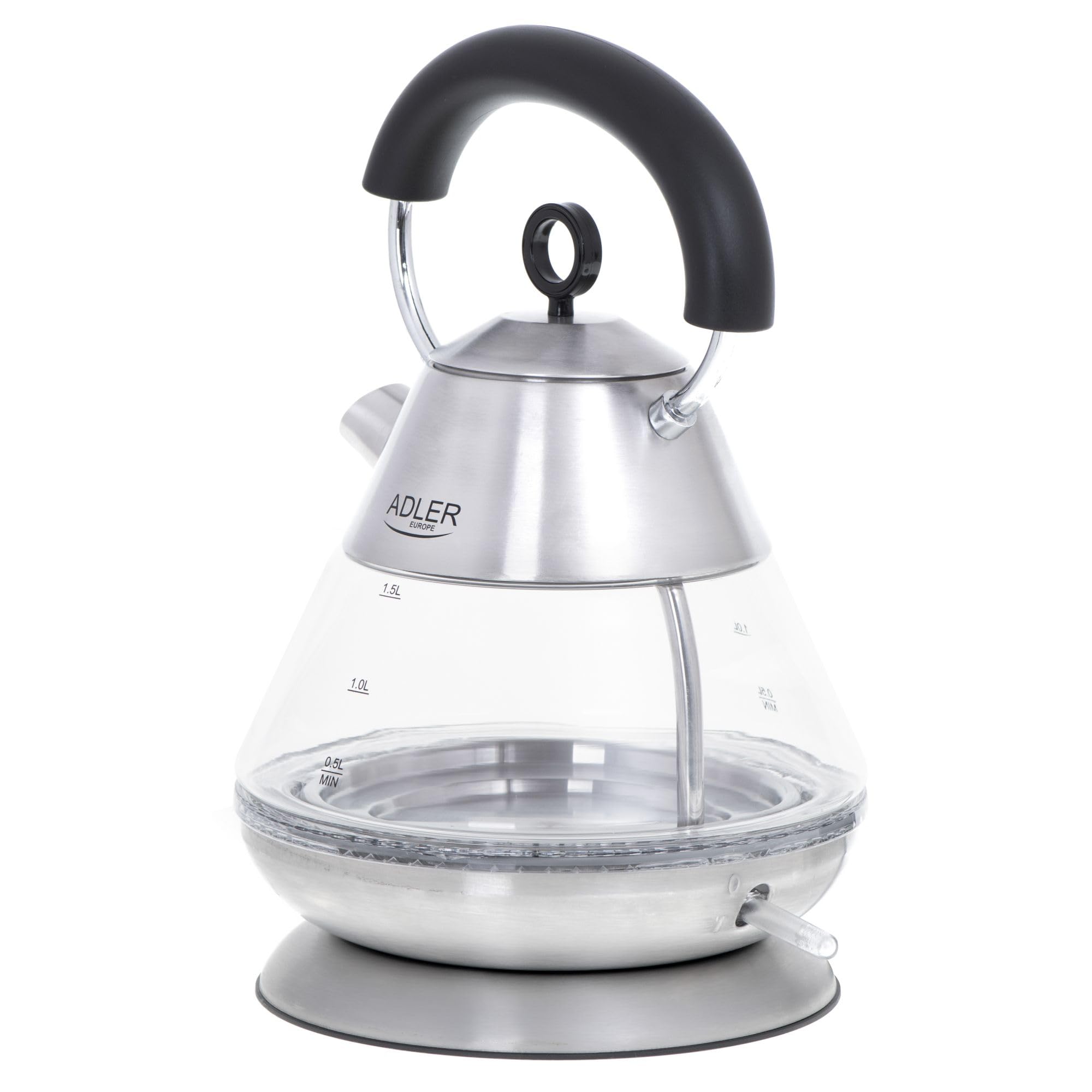 Adler AD 1282 Hervidora de Agua 1,5 l, con sistema de seguridad STRIX, 2200 W