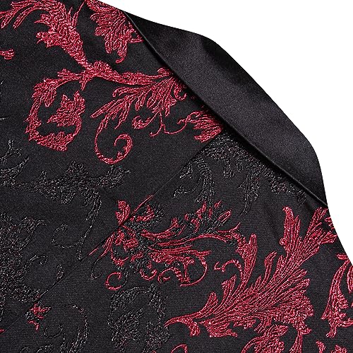 Image of Barry. Wang Men's Sport Coats & Blazers Flower Suit Jacket 1 Button Paisley Tuxedo Mardi Gras Carnival Parade Gift