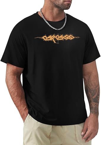Mens T Shirt Cotton Short-Sleeve Printed Shirts Round Neck Fashion Graphic Classic Tee Shirts