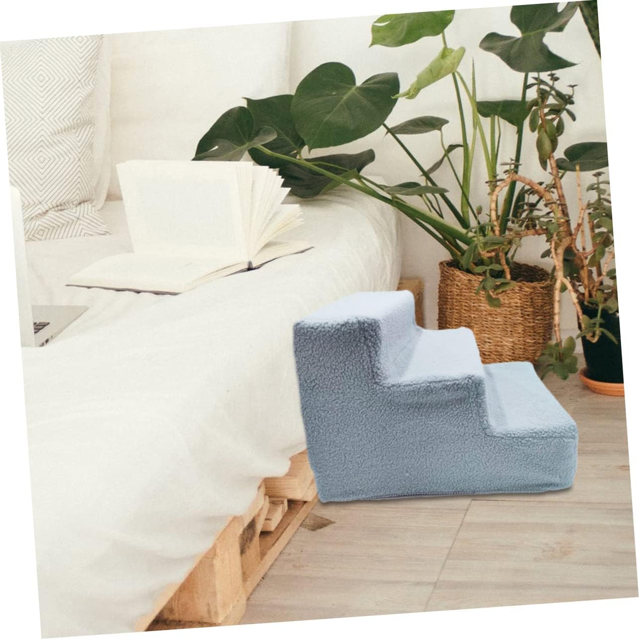 POPETPOP Pet Supply Cat Dog Ladder Stairs Stable Structure Long Service Fun for Pets