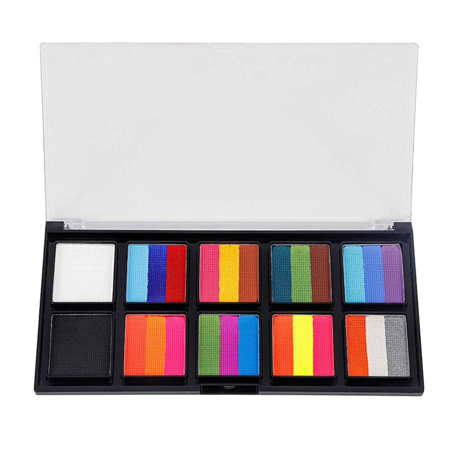 Ensemble de 2 Peintures pour Le Visage et Le Corps, Palette de Maquillage pour Adultes, 26 Couleurs