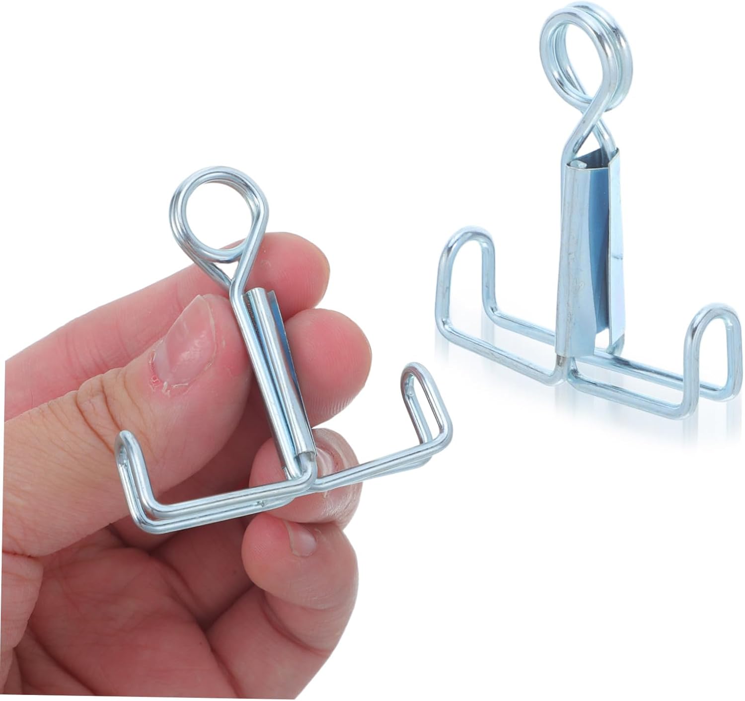 MAGICLULU 25pcs Laboratory Rubber Tube Clamps Stainless Steel Hose Flow Control Clips Tight Seal and Singlehanded Operation for Research Labs and Experiments