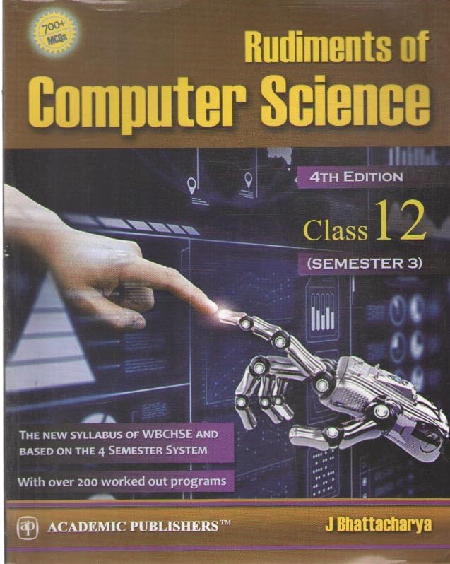 Amazon.in: Buy RUDIMENTS OF COMPUTER SCIENCE FOR CLASS - 12, [4 TH ...
