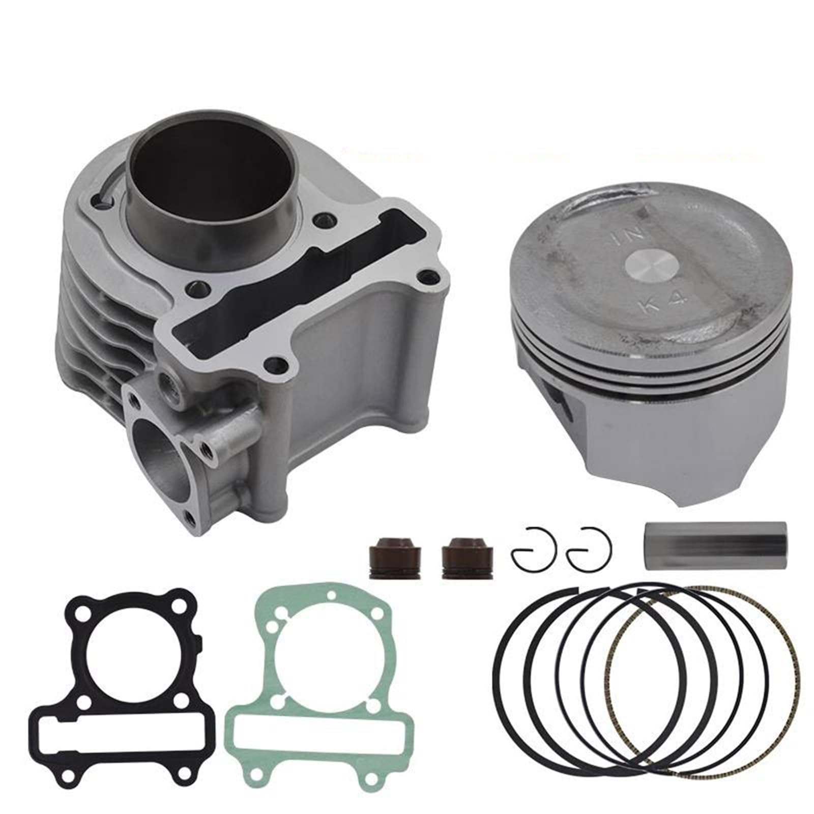 Kit cylindre piston moto 50 mm anti-fuite pour Spacyα 110 WH110T-6