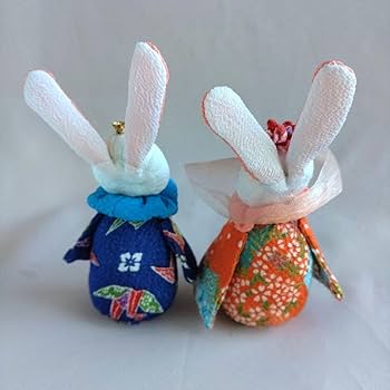 ちりめん細工うさぎさんお人形さんとおでかけ みゆ☆さま専用ページ うさぎさんのお出かけ人形 ちりめん細工