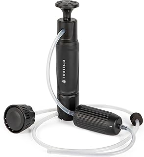 Tactical XR Water Filtration System 0.001 Micron Nano Filtration Military Grade - High-Volume 3-Stage Portable Purification Filter - Camping, Backpacking, Hiking, Emergency Preparedness