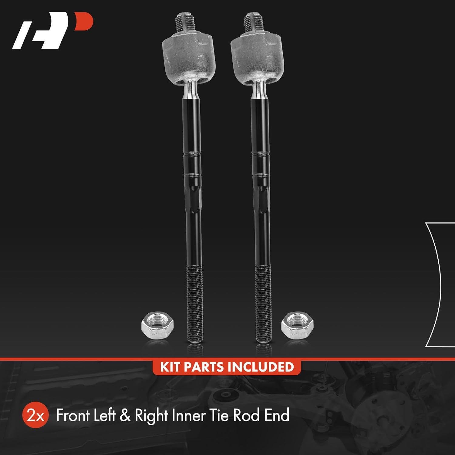 A-Premium 2 x Front Inner Tie Rod Ends, Compatible with Mercedes-Benz C230 2008-2009, C250 2010-2015, C300 2008-2011, C350 2008-2015, E350 2010-2014, E400 2015-2017, E550 2010-2013
