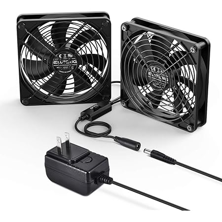 Eluteng Dc 扇風機 8cm ケースファン 30 3600 4000 Rpm 3段階風量調節 80mm 冷却ファン薄型 強力 12v 1a Dc アダプタ付属 安定給電 小型 扇風機 7枚羽根 省エネ 送風機 Pc Xbox Ps4 ゲーム機 ルーター Tv Box に対応