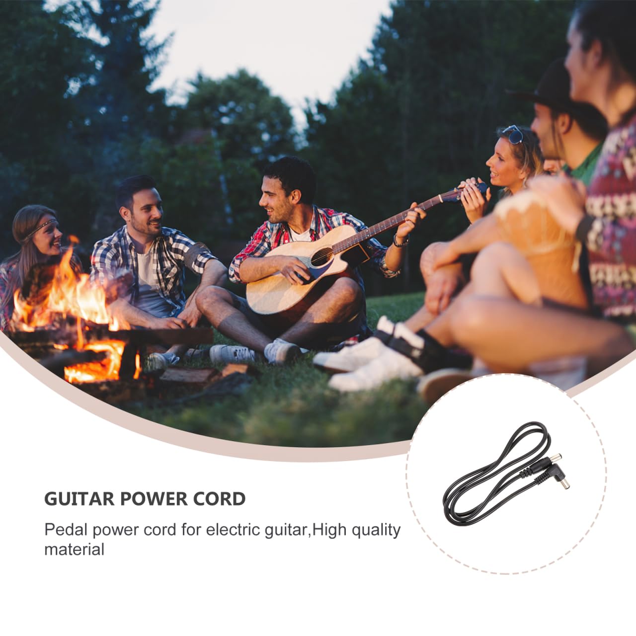 12 Piezas Cable De Alimentación De Guitarra Cable De Alimentación Del Pedal Pedal De Guitarra Electrica Pedales El Plastico Corriente Continua Alambre