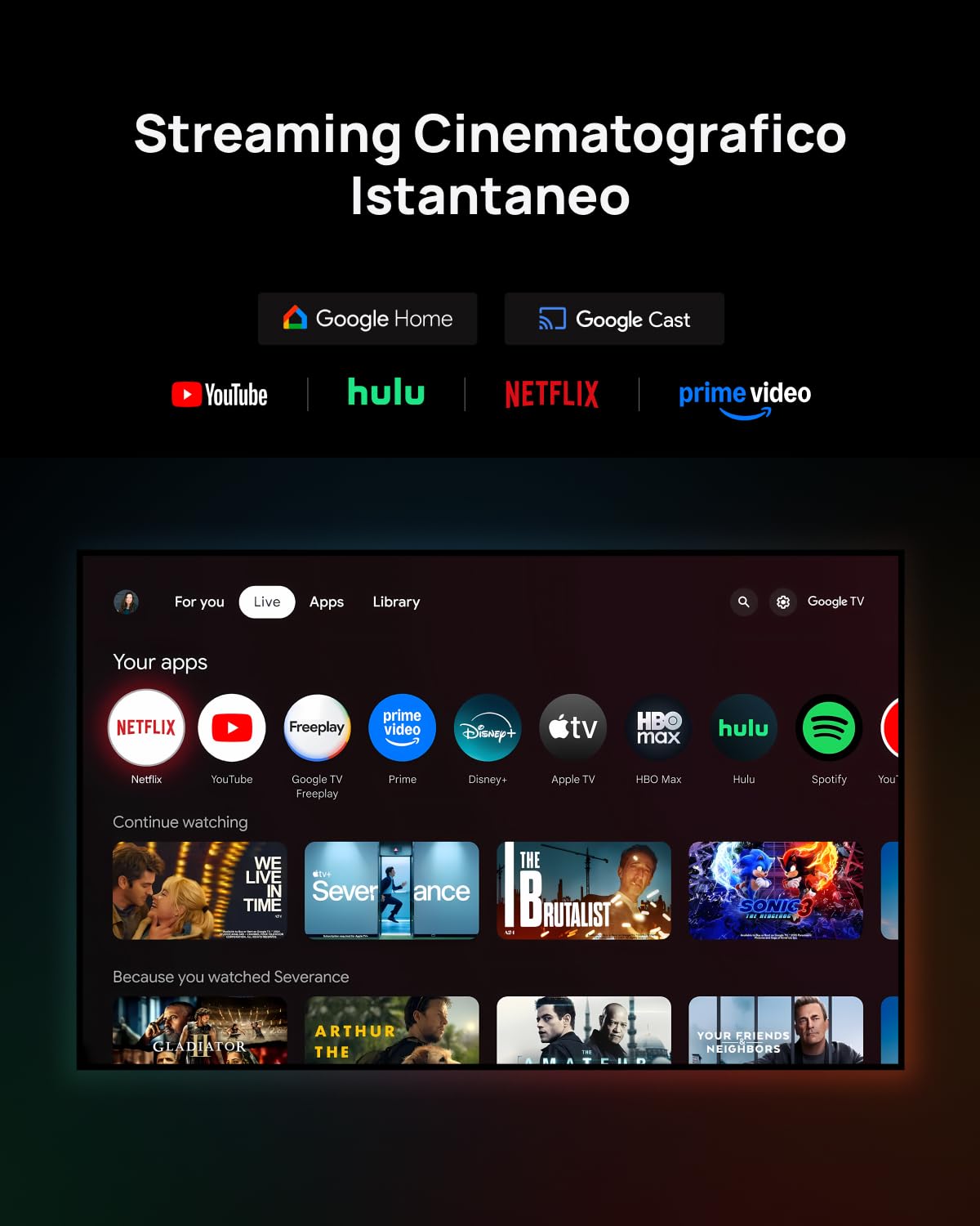 XGIMI MIRA Proiettore Laser Triplo 4K UST, 2000 Lumen ISO | Contrasto dinamico 20.000:1, ISA 5.0 per UST, Google TV, Dolby Vision, Audio Harman Kardon, Home Theater