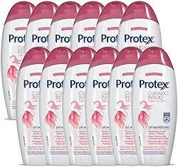 Kit Sabonete Íntimo Líquido Protex Delicate Care 40ml C/ 12 un