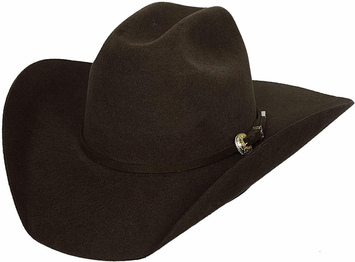 Bullhide Montecarlo unisex-adult Felt Collection Kingman 4x Premium Wool Western Cowboy Hat, 4" Brim