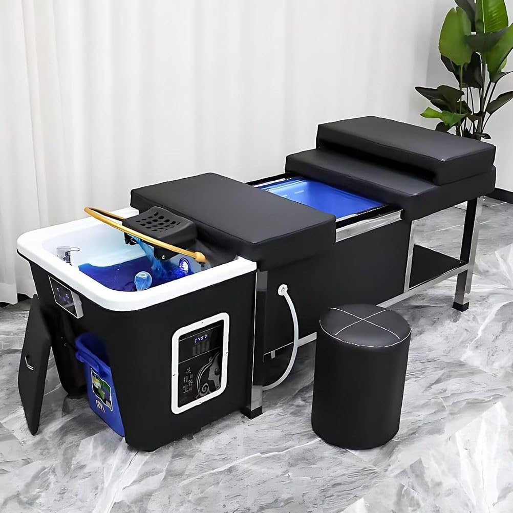 Table de Massage avec shampoing et Cycle d'eau pour Salon de Coiffure et institut de beauté