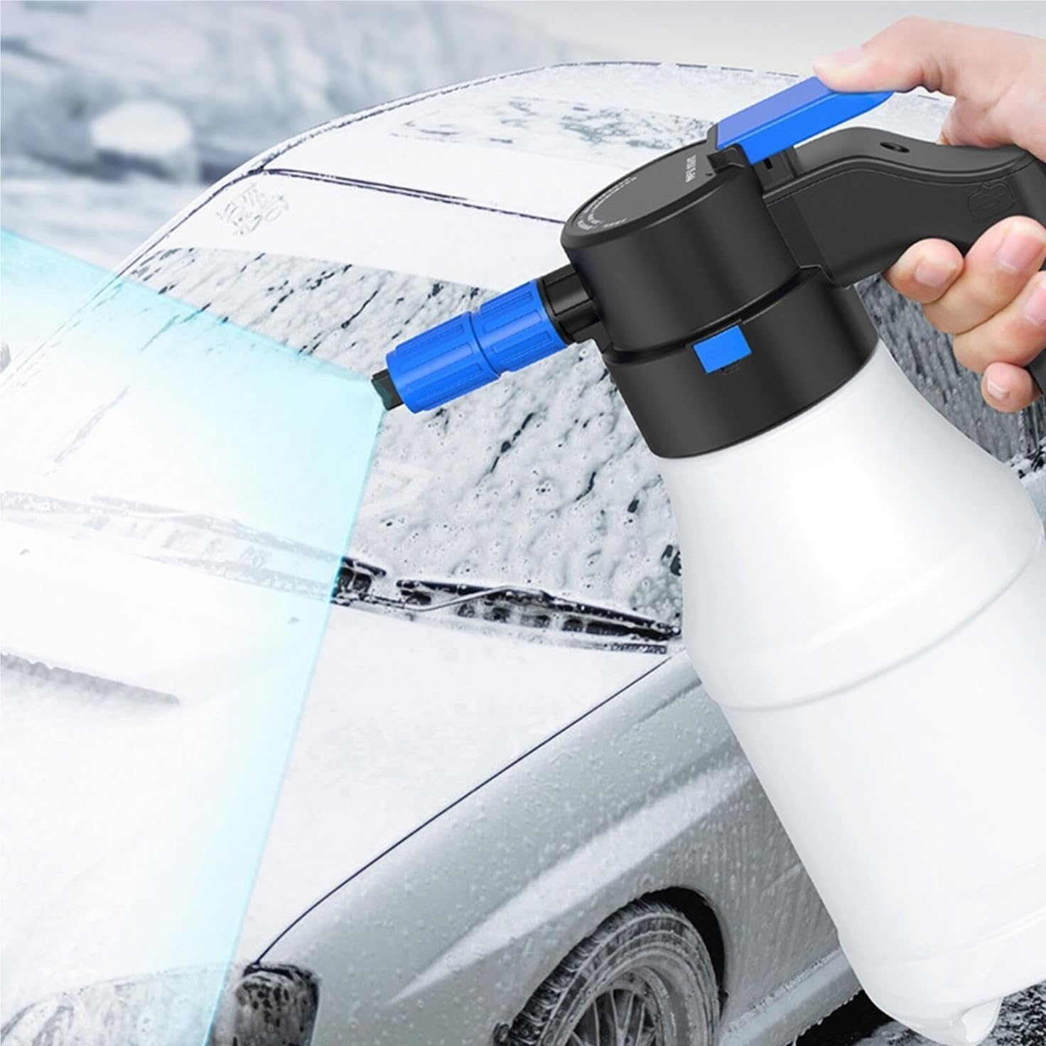 Konewka Podlewania Ogrodu 1,5L Elektryczna Konewka Do Mycia Samochodów Piana Ciśnieniowa Samochodowy Rozpylacz Do Mycia Samochodów Konewka Wysokociśnieniowa Rośliny Ogrodoweara