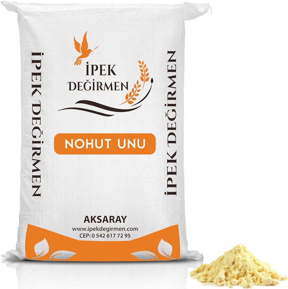 İpek Değirmen Glutensiz Nohut Unu, 5 Kg, Büyük Boy Tasarruf Paket