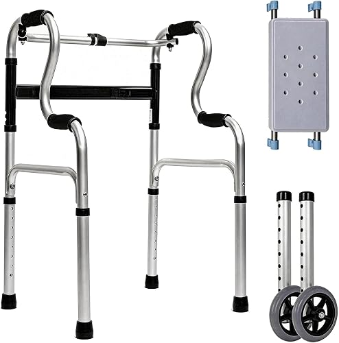 Aides à Marche Pliables Portables Avec Roues Aides à La Mobilité Cadre Marche