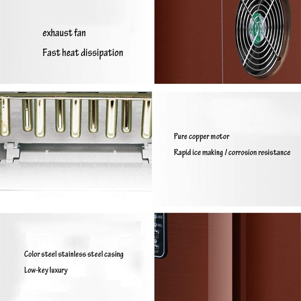 Ice Cube Maker Electric Countertop Portable Machine, 6 to 13 Minutes Fast ice, Ultra Quiet, s Icemaker, for Home, Kitchen