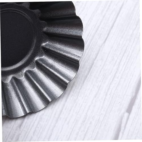 Miniatura 2 de FUOYLOO 12 moldes para tartaletas para hornear huevos, mini moldes de tarta de huevo de 2 pulgadas para hornear moldes de tartaleta mini molde