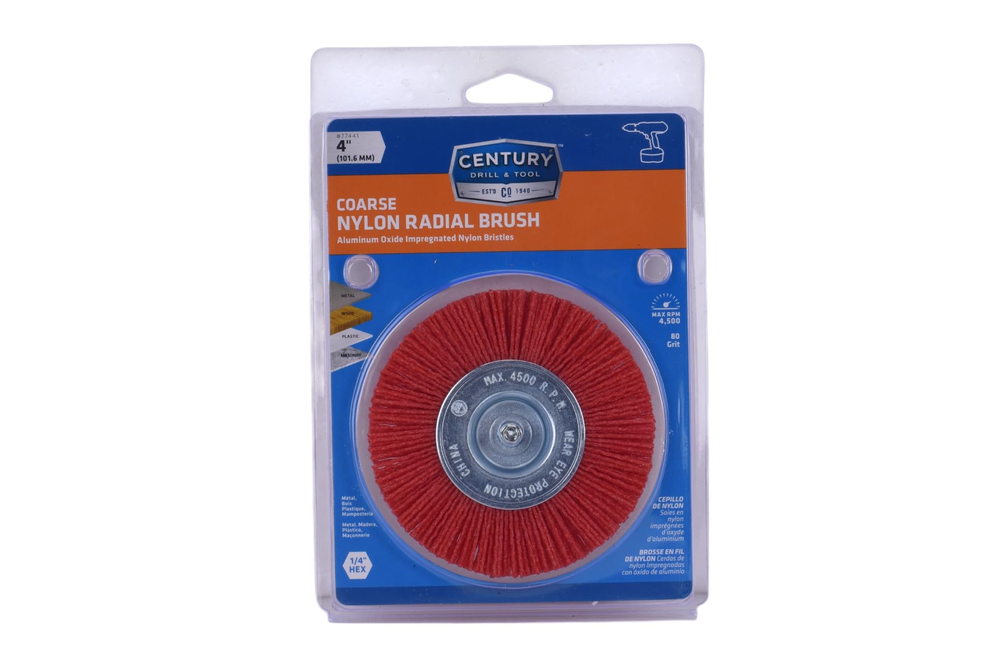 Nylon Abrasive Brush - Clean & Prep Surfaces -5