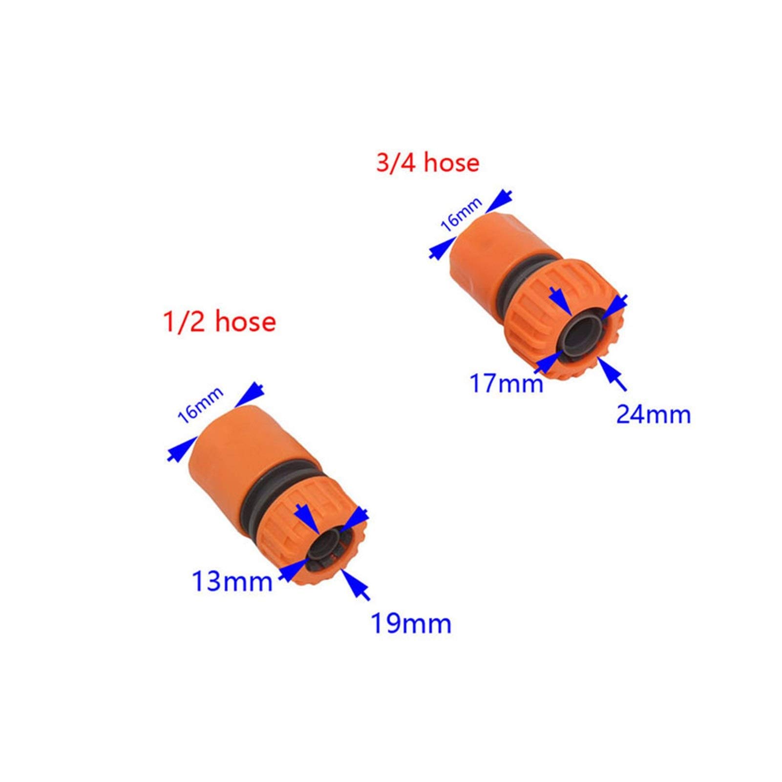 Lejdi Garden Aspersor Garden Water Pipe 4 Garden Water Distributor 1/2 3/4 Mangueras Conectores Garden Water 16Mm 20Mm 1Pcs, XESJKOMM