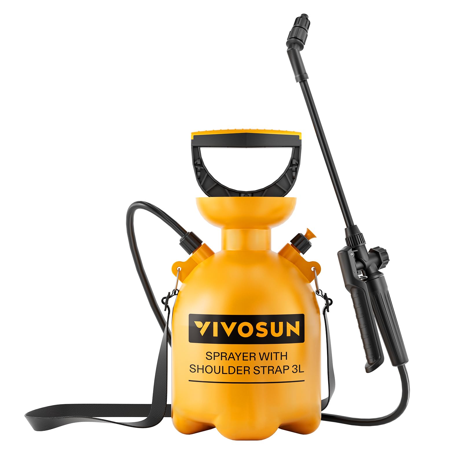 Pulvérisateur à pompe 3 L VIVOSUN avec bandoulière réglable et buse en laiton