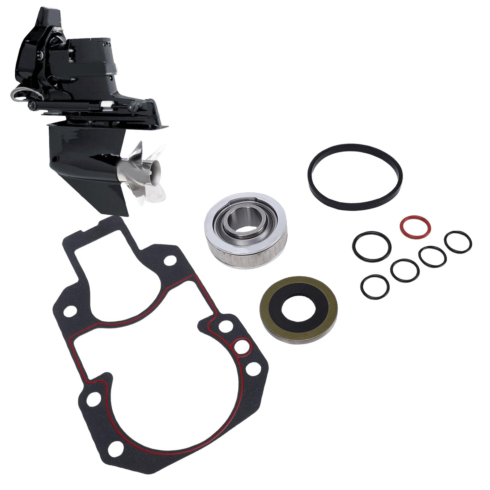 Fabater Il Set di Guarnizioni di Montaggio Dell'outdrive Sigilla in Modo Efficiente Grasso e Acqua per Il Kit di Sostituzione Mercruiser Alpha One Gen1 per gli Appassionati di Barche