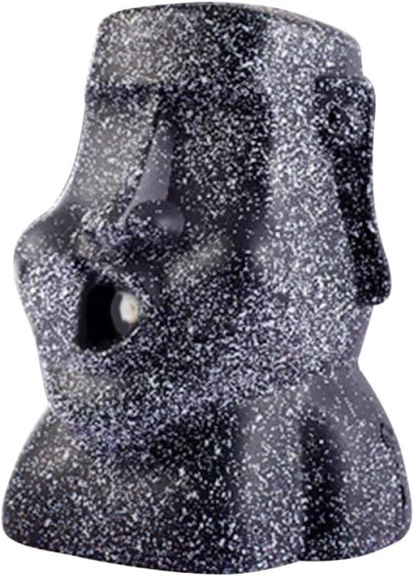 Mipcase Easter Island Moai USB Charging Humidifier Aroma Diffuser 14×10×18cm Stone Texture Desktop Small Air Humidifier Timer for Bedroom and Office