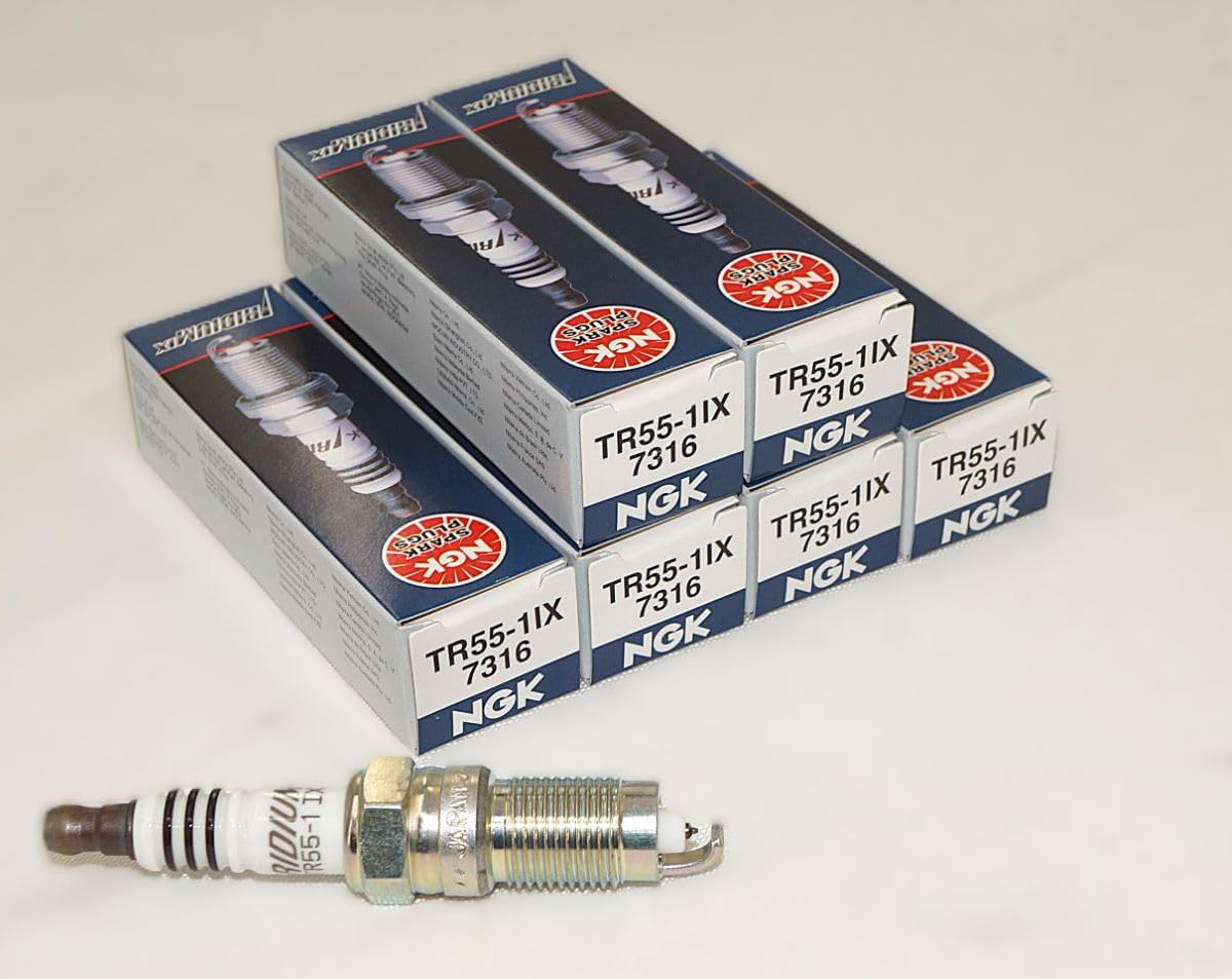 6 New NGK IRIDIUM IX Spark Plugs TR55-1IX # 7316