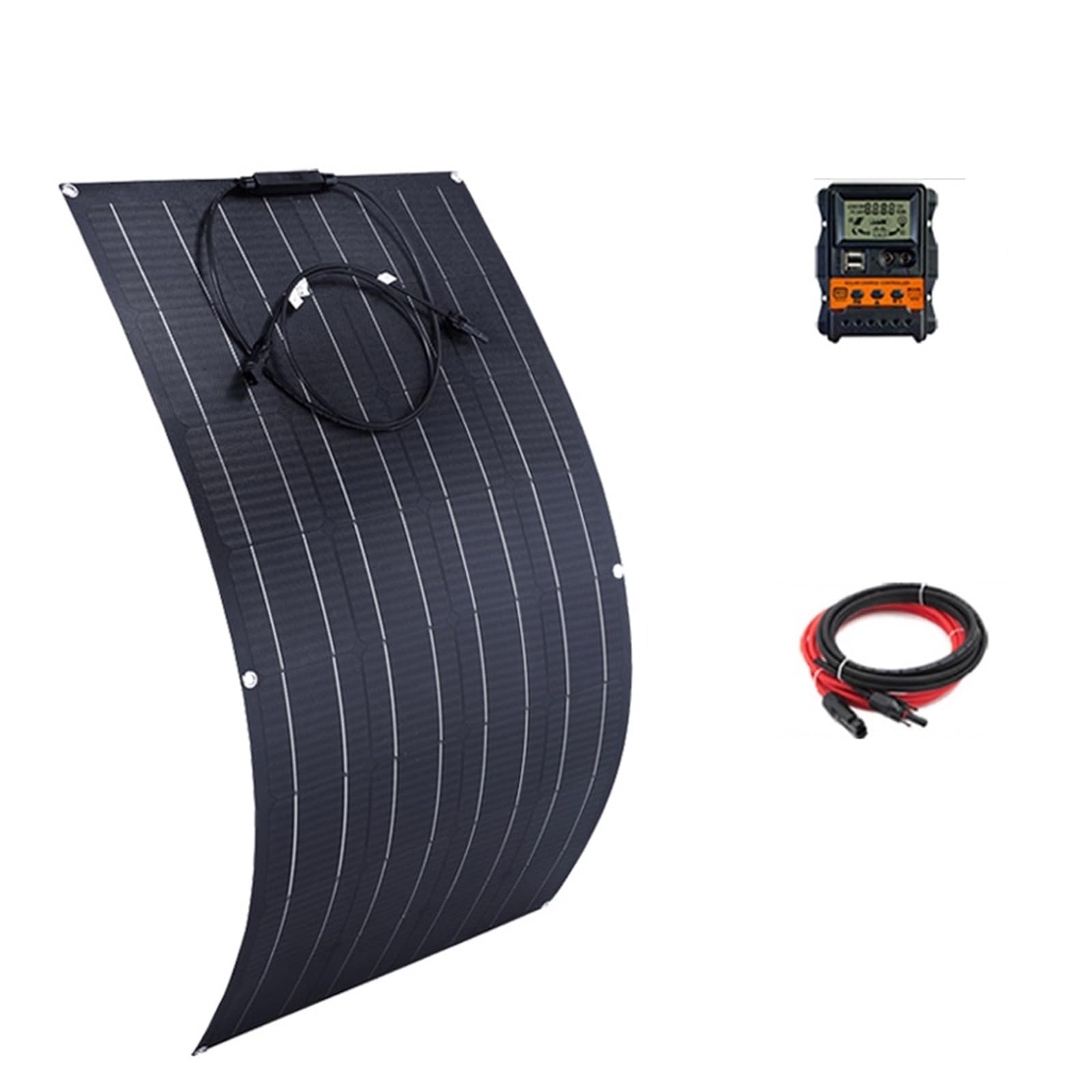 Panel solar flexible de 600W duradero con celda solar de alta resistencia al agua