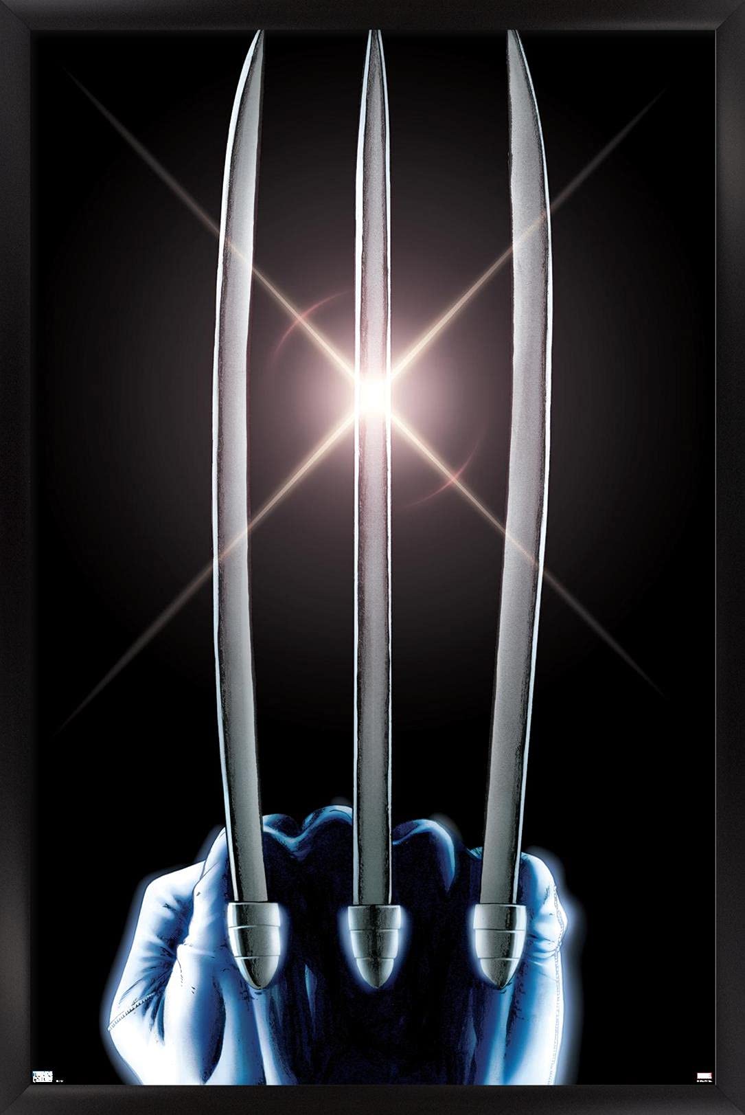 Marvel Comics Wolverine - Astonishing X-Men #1 Wall Poster, 22.4L" x 14.7W", Black Framed Version