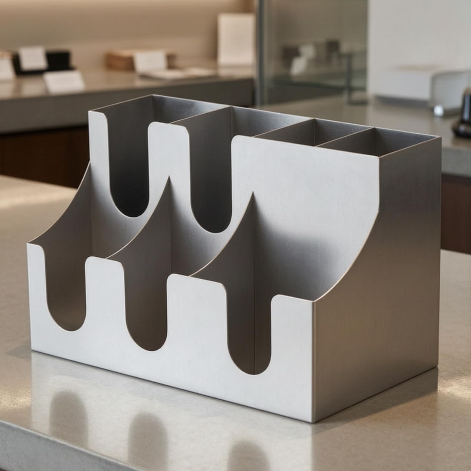 Porta Bicchieri con Divisori Ordinato, style to 3