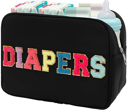 Bolsa de pañales de gran capacidad, organizador de pañales de fácil acceso para bebés, organizador de accesorios para exteriores