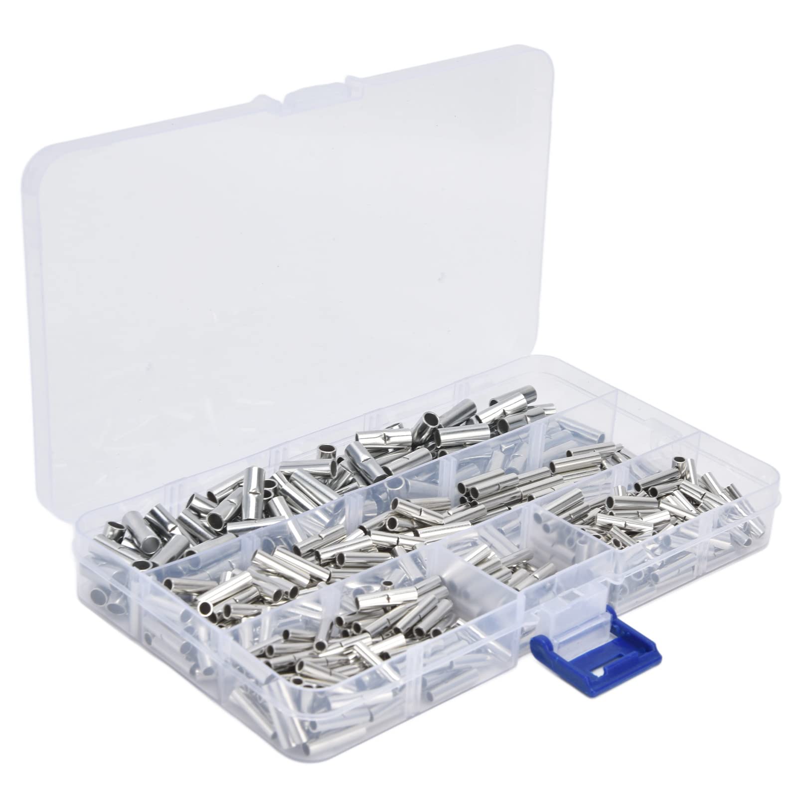 Terminale in Filo di Rame Stagnato in Rame 450 Pezzi, Terminale a Crimpare in Metallo Terminale per Filo Terminali Kit di Assortimento Terminali Connettori Elettrici di