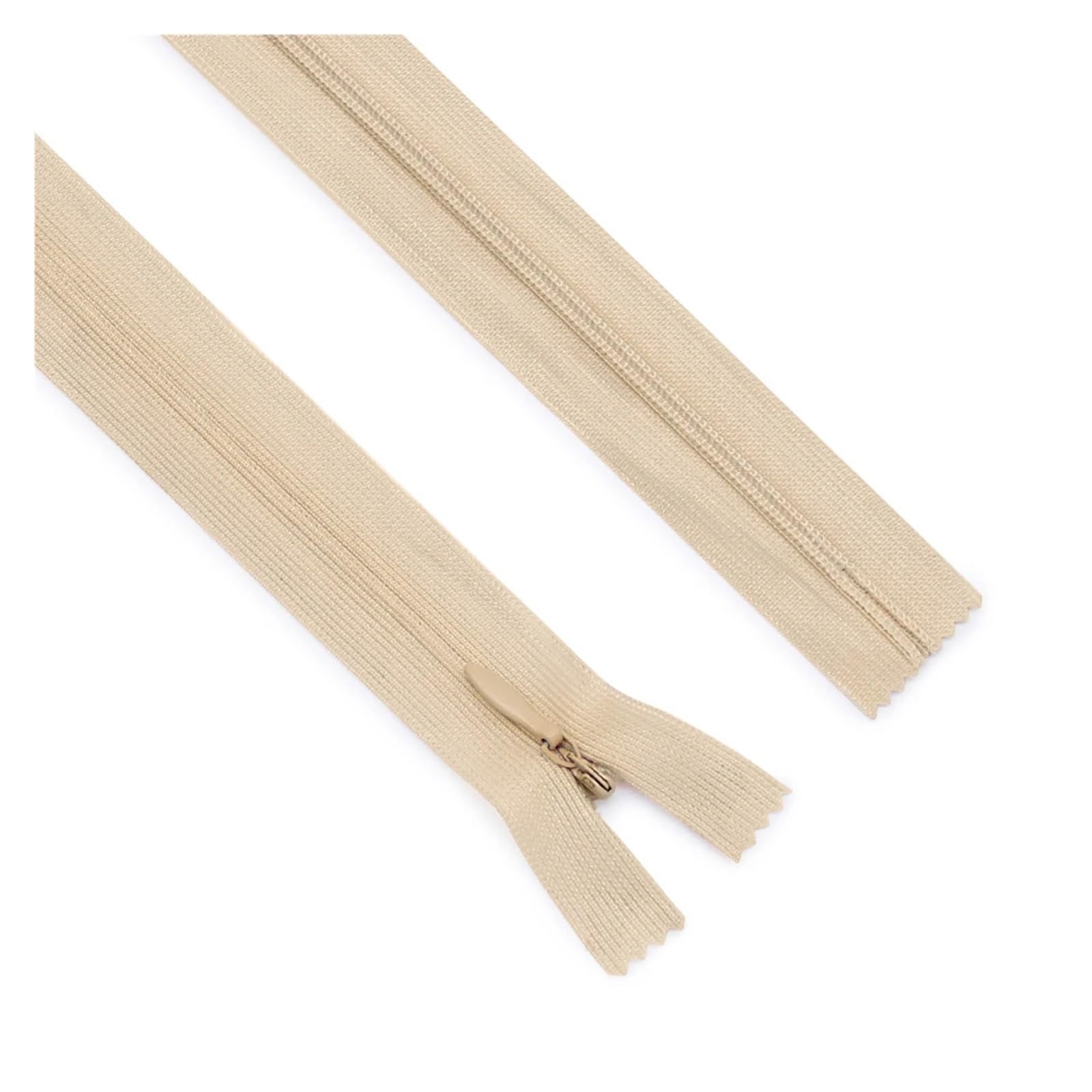 Zippers Sewing, Invisible Zipper Size 3 Pack of 20 Multicolor 25cm 40cm 60cm(Beige 800,25CM-Width 2.5CM)