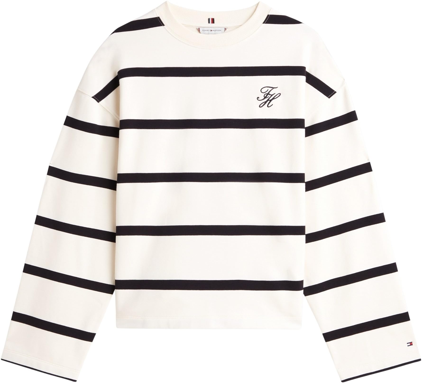Tommy Hilfiger Damen Th Script Mdrn Terry Swtshrt Ww0ww48431 Pullover-Sweatshirt (1er Pack)