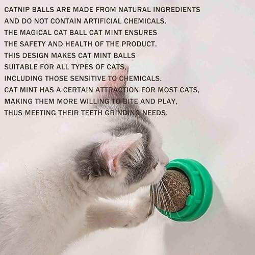 Miniatura 3 de 6 bolas de hierba gatera - Bolas de hierba gatera que se pegan en la pared