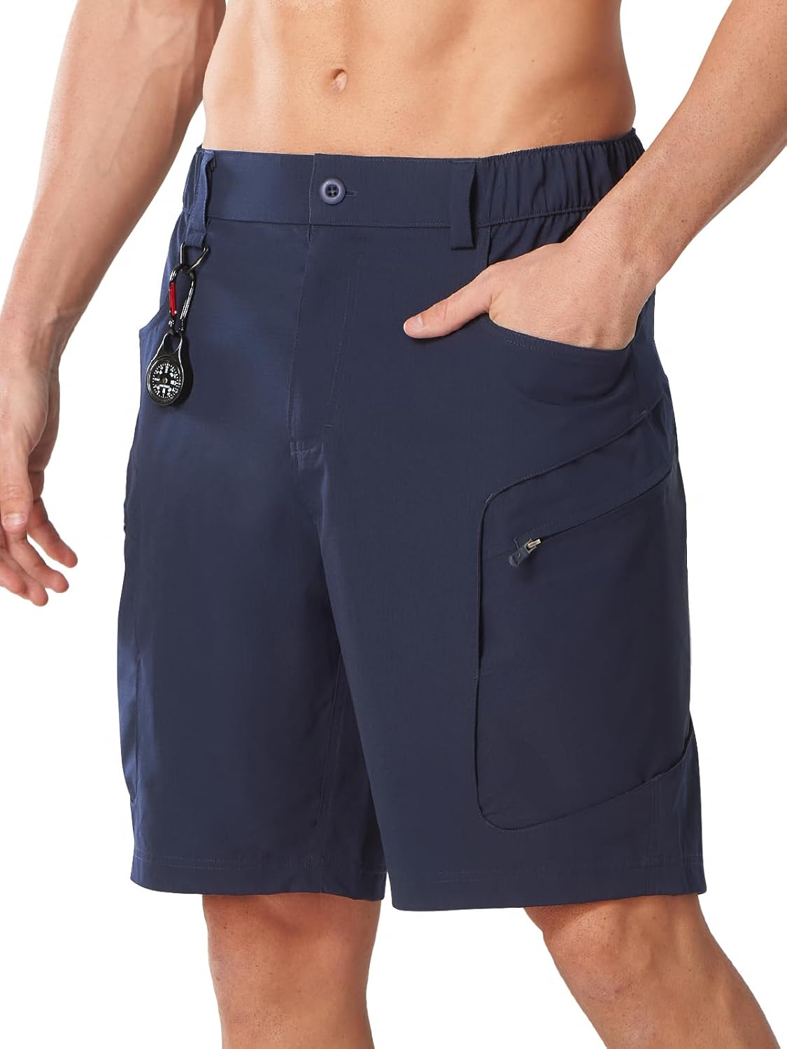 NORTHYARD Men’s Hiking Cargo Shorts 9″ Lightweight Outdoor Summer Shorts Quick Dry with 4 Pockets for Tactical Fishing Travel