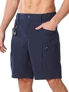 NORTHYARD Men's Hiking Cargo Shorts 9" Lightweight Outdoor Summer Shorts Quick Dry with 4 Pockets for Tactical Fishing Travel