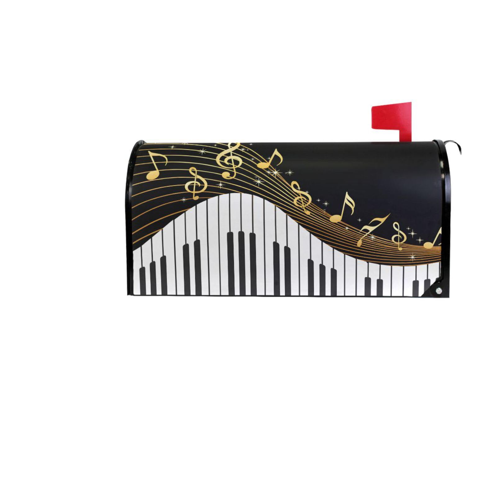 Amazon.com: Music Notes Piano Magnetic Mailbox Cover Oversized for