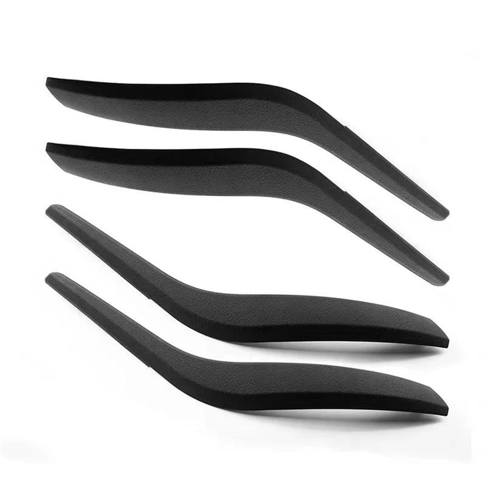 Qibbei Black 4Pcs Car Accessories Inner Door Handle Cover Armrest Bracket For Bmw X1 E84 2010-2016