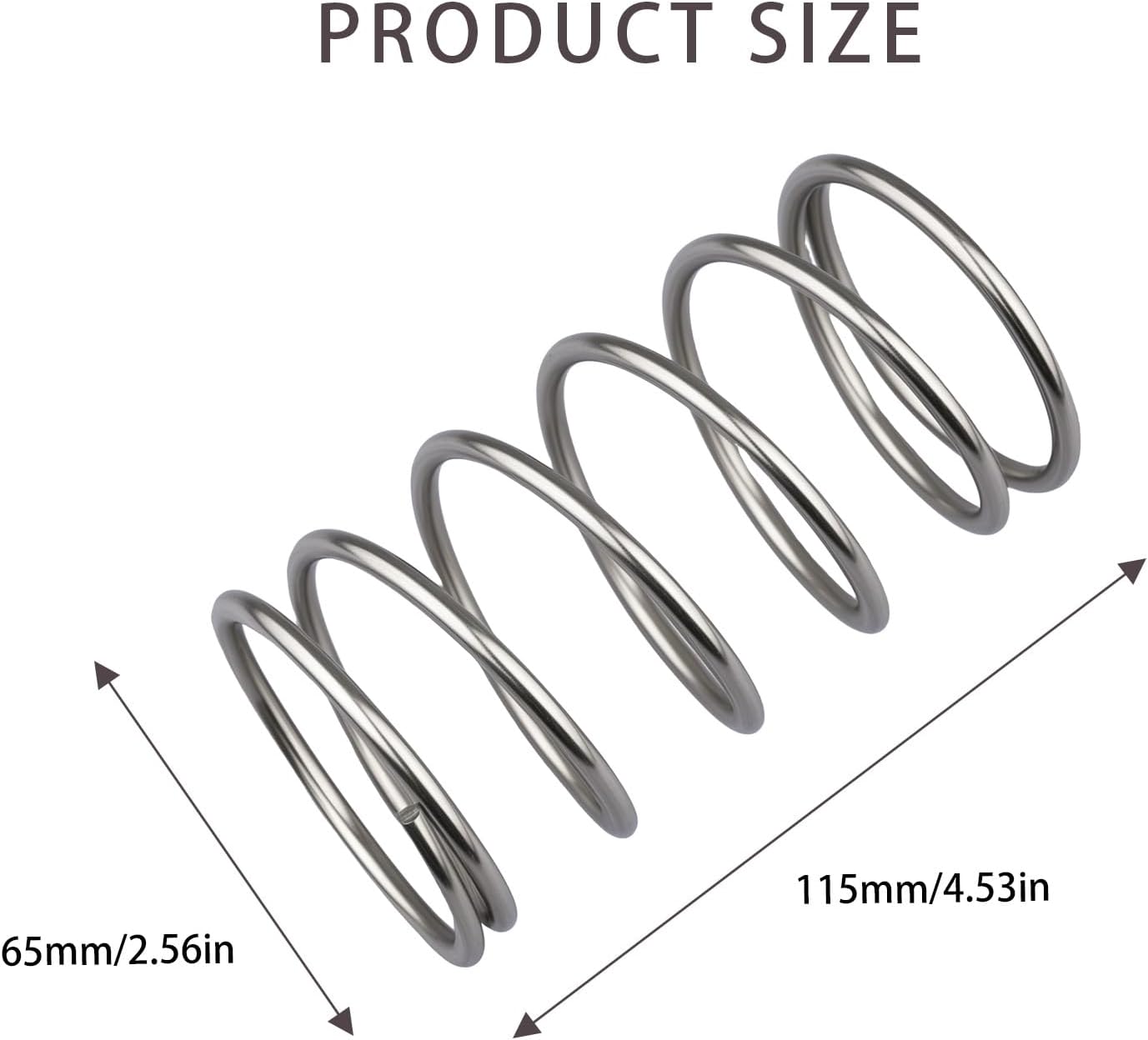 Silver Stainless Steel Toothbrush Holder – Vintage Spring Toothbrush Stand, Multi-Purpose Toothbrush Holders for Bathrooms, Countertop Organizer for Toothbrushes, Makeup Brushes & Pens