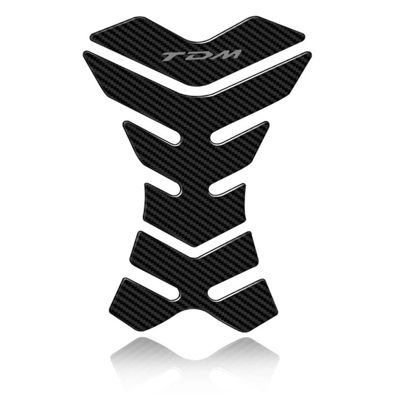 Carbon-Look Motorcycle Tank Pad Protector Decal Stickers Case Accessories for Yamaha TDM Bike Tank Film(Color2)