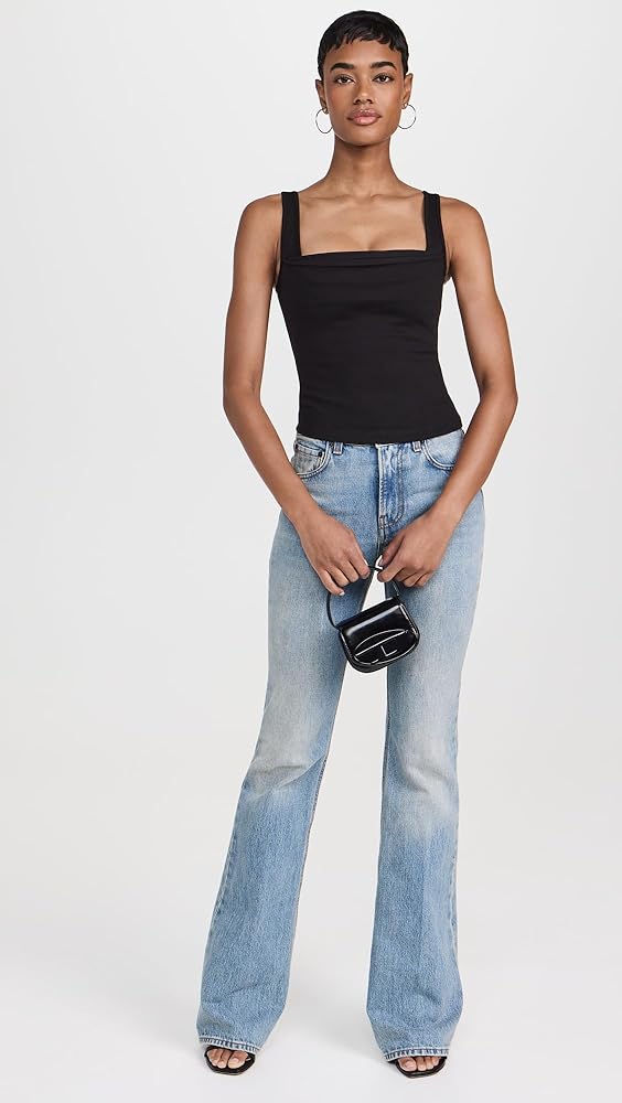 Miaou Women's Luna Top, Black, S at Amazon Women's Clothing store Miaou Women's Luna Top, Black, S at Amazon Women's Clothing store