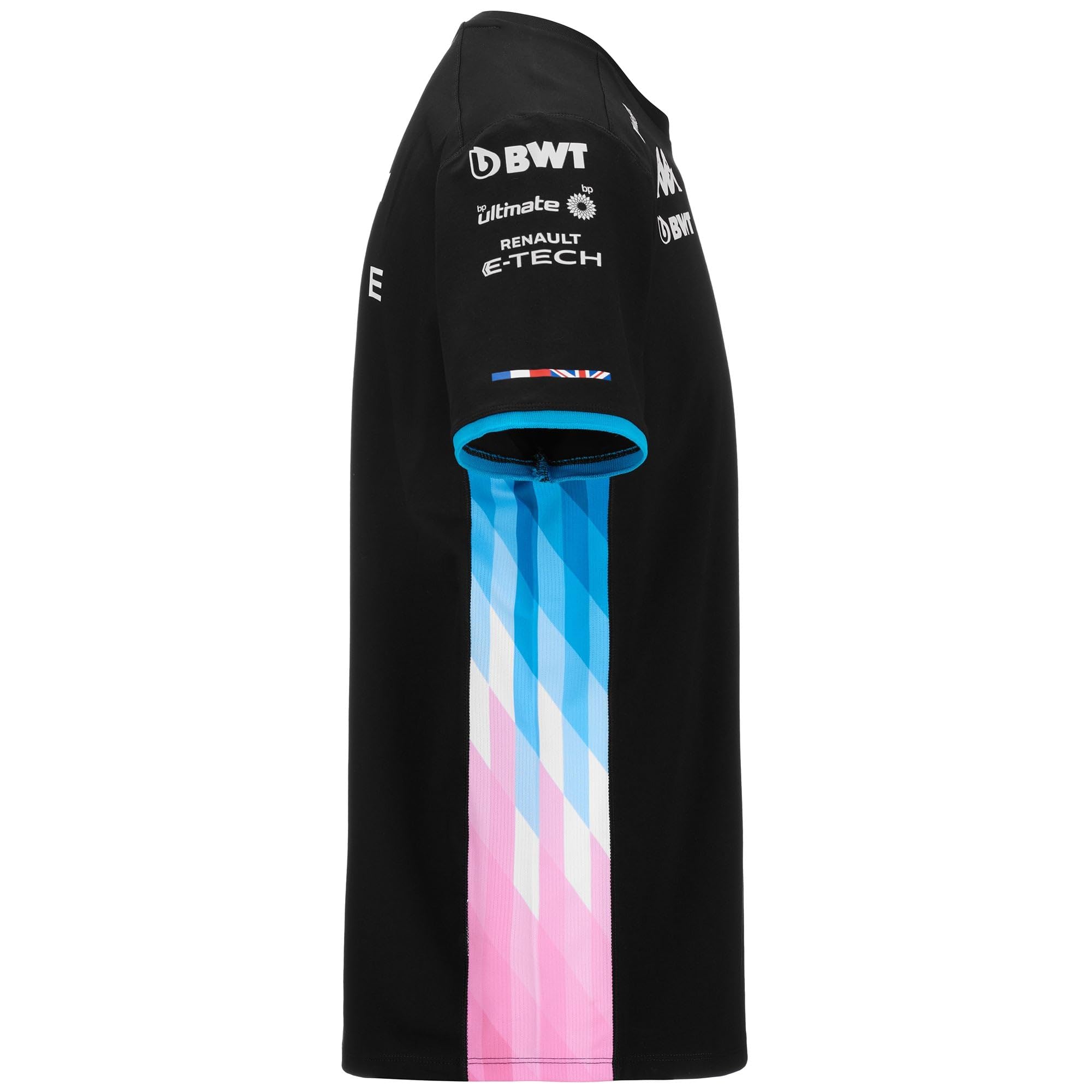 Kappa - T-Shirt, Uomo, Cotone, Racing, Modello: Adiry Alpine F1