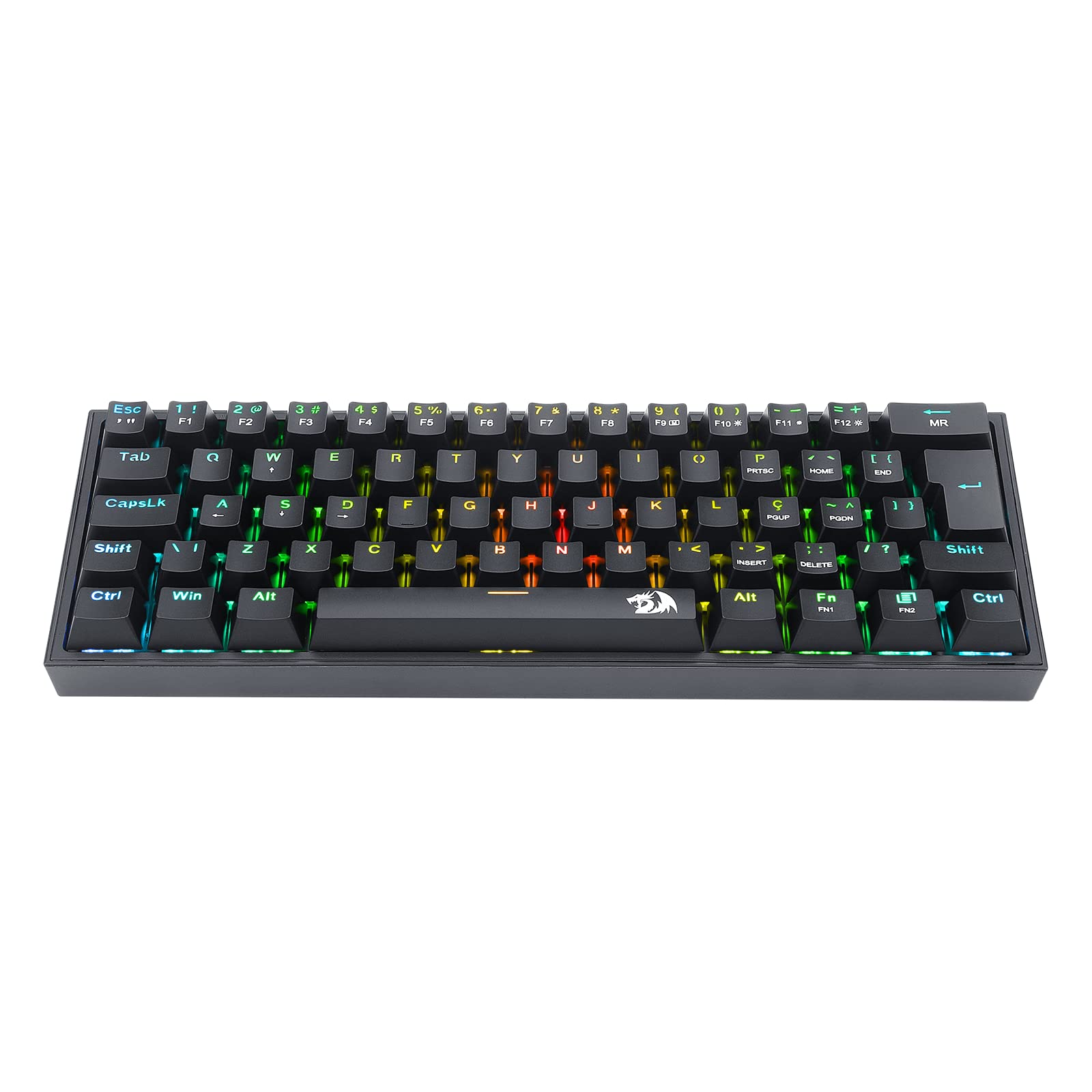 Redragon Mechanic Gamer Fizz RGB Keyboard Black Switch Blue