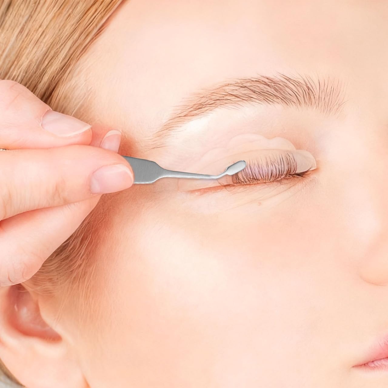 OSALADI Pinzas De Masaje De Párpado De Acero Inoxidable Profesional Herramientas Para Ojos Secos