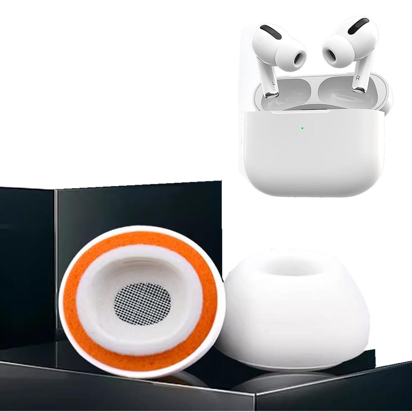 【ほぼ未使用】AirPods Pro 3 MFHP4J/A 替イヤーチップ未使用 Apple MFHP4J/A AirPods Pro 3 ワイヤレス イヤホン 音響機器 アップル